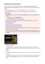 Page 495Displaying the Preview ScreenWhen you load the original on the platen glass and select  Standard copy or Frame erase copy  in
Advanced print , pressing a Function button allows you to preview an image of the printout on the preview
screen.
When  Standard copy  is selected, press the left  Function button on the Copy standby screen.
When  Frame erase copy  is selected, press the right  Function button on the print settings screen.
Important
•
In the following conditions, you cannot use the left  Function...