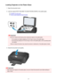 Page 167Loading Originals on the Platen Glass1.
Open the document cover.
2.
Load the original WITH THE SIDE TO SCAN FACING DOWN on the platen glass.
Originals You Can Load
How to Load Originals for Each Function
Important
