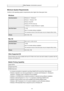 Page 353Other Features: Administration password
Minimum System Requirements
Conform to the operating system's requirements when higher than those given here.
Windows
Operating SystemWindows 8.1*, Windows 8
Windows 7, Windows 7 SP1
Windows Vista SP2
Windows XP SP3 32-bit only
* Windows 8.1 includes Windows 8.1 Update.Hard Disk Space3.1 GB
Note: For bundled software installation.
The necessary amount of hard disk space may be changed without notice.DisplayXGA 1024 x 768
Mac OS
Operating SystemOS X v10.7.5 - OS...