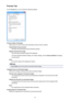 Page 736Preview TabOn the  Preview  tab, you can specify the following settings.
Preview at Start of ScanGear
Select what to do with Preview when ScanGear (scanner driver) is started.
Automatically execute preview ScanGear will automatically start previewing at startup.
Display saved preview image The previously previewed image will be displayed.
The Color Adjustment Button settings, the Toolbar settings, and the  Advanced Mode tab settings
are also saved.
None No preview image will be displayed at startup.
Note
