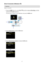 Page 44Direct Connection (Windows XP)
Restrictions
(Appears in a new window)
1.
Press the  HOME button (A), use the  or  button (B) to display  LAN settings, and then
press the left  Function button (C).
If an error screen is displayed, press the  OK button, then press the  HOME button.
2.
Select  Change LAN  and press the  OK button.
3.
Select  Activate direct connect.  and press the OK button.
44 