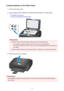 Page 172Loading Originals on the Platen Glass1.
Open the document cover.
2.
Load the original WITH THE SIDE TO SCAN FACING DOWN on the platen glass.
Originals You Can Load
How to Load Originals for Each Function
Important
