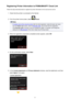 Page 63Registering Printer Information to PIXMA/MAXIFY Cloud LinkFollow the steps described below to register the printer information to the cloud service server.1.
Check that the printer is connected to the Internet
2.
From the printer home screen, select   Cloud
Note
