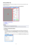 Page 748Advanced Mode TabThis mode allows you to make advanced scan settings such as the color mode, output resolution, image
brightness, and color tone.
This section describes the settings and functions available on the  Advanced Mode tab.
(1) Settings and Operation Buttons
(2) Toolbar
(3) Preview Area
Note
