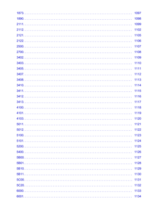 Page 171873. . . . . . . . . . . . . . . . . . . . . . . . . . . . . . . . . . . . . . . . . . . . . . . . . . . . . . . . . . . . . . . .   1097
1890. . . . . . . . . . . . . . . . . . . . . . . . . . . . . . . . . . . . . . . . . . . . . . . . . . . . . . . . . . . . . . . .   1098
2111. . . . . . . . . . . . . . . . . . . . . . . . . . . . . . . . . . . . . . . . . . . . . . . . . . . . . . . . . . . . . . . .   1099
2112. . . . . . . . . . . . . . . . . . . . . . . . . . . . . . . . . . . . . . . . . . . ....