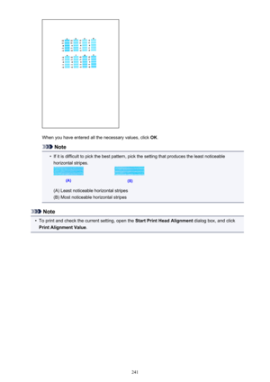 Page 241When you have entered all the necessary values, click OK.
Note
