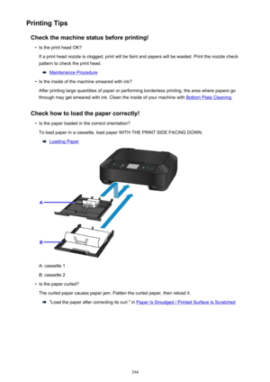 Page 394Printing TipsCheck the machine status before printing!