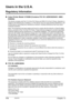 Page 176174Chapter 13Appendix
Users in the U.S.A. 
Regulatory Information
„Color Printer Model: K10266 (Contains FCC ID: AZDK30254/IC: 498C-
K30254)
This device complies with Part 15 of the FCC Rules and RSS-210 of the IC Rules. Operation is 
subject to the following two conditions: (1) This device may not cause harmful interference, and 
(2) this device must accept any interference received, including interference that may cause 
undesired operation.
Note: This equipment has been tested and found to comply with...