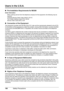 Page 110106Safety Precautions
Users in the U.S.A.
„Pre-Installation Requirements for MX300
Order Information
When ordering service from the telephone company for this equipment, the following may be 
required.
Universal Service Order Code (USOC): RJ11C
The Facility Interface Code (FIC): 02LS2
Service Order Code (SOC): 9.0F
„Connection of the Equipment
This equipment complies with Part 68 of the FCC rules and the requirements adopted by the ACTA.
On the bottom of this equipment is a label that contains, among...