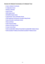 Page 249Screens for Network Connection of IJ Network Tool
Canon IJ Network Tool Screen
Configuration Screen
Wireless LAN Sheet
Search Screen
WEP Details Screen
WPA/WPA2 Details Screen
Authentication Type Confirmation Screen
PSK:Passphrase and Dynamic Encryption Setup Screen
Setup Information Confirmation Screen
Wired LAN Sheet
Admin Password Sheet
Network Information Screen
Access Control Sheet
Edit Accessible MAC Address Screen/Add Accessible MAC Address Screen
Edit Accessible IP Address Screen/Add Accessible...