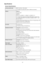 Page 309SpecificationsGeneral SpecificationsPrinting resolution (dpi)4800* (horizontal) x 1200 (vertical)
* Ink droplets can be placed with a pitch of 1/4800 inch at minimum.InterfaceUSB Port:
Hi-Speed USB *1
LAN Port:
Wireless LAN: IEEE802.11n / IEEE802.11g / IEEE802.11b *2 *1 A computer that complies with Hi-Speed USB standard is required. Sincethe Hi-Speed USB interface is fully upwardly compatible with USB 1.1, it can
be used at USB 1.1.
*2 Setup possible through Standard setup, WPS (Wi-Fi Protected Setup),...