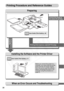 Page 26
24
Printing Procedure and Reference Guides
Preparing
Installing the Software and the Printer Driver
User Guide (This Guide) p. 41
Before you connect the printer to a 
computer, you must install the printer 
driver from the CP Printer Solution 
Disk. Be sure to install the software 
before connecting the printer to the 
computer using the procedure on 
page 42.
When an Error Occurs and Troubleshooting
User Guide (This Guide) p. 26
Printing from a 
computer
Printing from memory card (CP710 only)
Connect...