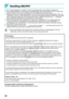 Page 5454
Handling SELPHY
 ODo not apply strong force or vibration. This may cause paper jams or the printer to malfunction. ODo not expose SELPHY to insect sprays and volatile liquids. Do not allow SELPHY to be in contact with 
rubber or plastic products over a long time. This may deteriorate the external casing.
 ODepending on the room temperature, SELPHY may overheat and temporarily stop operating. This is not 
a malfunction. Wait for a while untill SELPHY cools down and restarts operating. Printing may take...