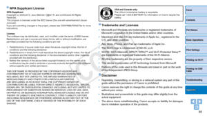 Page 6565
Cover
Contents
Part Names
Basic Operations
Print Settings
Printing via USB 
Cable
Troubleshooting
Printing via Wi-Fi
Appendix
USA and Canada only:
The Lithium ion/polymer battery is recyclable. 
Please call 1-800-8-BATTERY for information on how to recycle this 
battery.
Trademarks and Licenses
•	Microsoft and Windows are trademarks or registered trademarks of 
Microsoft Corporation in the United States and/or other countries.
•	 Macintosh and Mac OS are trademarks of Apple Inc., registered in the...