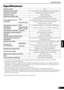 Page 50Especificaciones
9
Español
Especificaciones
*1 La resolución óptica corresponde a la máxima frecuencia de muestreo según la norma ISO 14473.*2 Sólo para el escaneado de películas.*3 Velocidad máxima en el modo USB 2.0 Hi-Speed en ordenadores Windows. No se incluye el tiempo de 
transferencia. La velocidad de escaneado varía en función del tipo de documento, la configuración de 
escaneado o las especificaciones del ordenador.
*4 No incluye el tiempo de procesamiento de la calibración.*5 El tipo de...