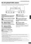 Page 36Uso dei pulsanti dello scanner
5
Italiano
Uso dei pulsanti dello scanner
Il semplice tocco dei pulsanti dello scanner permette di copiare, eseguire la scansione e salvare le immagini 
ottenute in formato PDF. Basta posizionare il documento sullo scanner e premere il pulsante relativo alla 
funzione desiderata. Per ulteriori informazioni fare riferimento alla Guida alla scansione.       
• Prima di usare i pulsanti dello scanner, assicurarsi che tutti i programmi software siano installati sul computer...