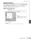 Page 81Adjusting Images
79
1
2
3
4
5
FilmGet FS User’s Guide
Adjusting the Tone Curve
The tone curve adjustment mode is available when the color mode is set to [42-Bit Color]
, [24-Bit 
Color]
, [14-Bit Grayscale]
 or [8-Bit Grayscale]
. Use this mode to adjust the brightness of the image 
by changing the relative input and output values on the tone curve, which is a graphical 
representation of the highlights and shadows. This mode is especially useful for making fine 
adjustments to the brightness of specific...