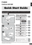 Page 11
English
Quick Start Guide Quick Start Guide
Please read this guide before operating this scanner. After you finish reading this guide, store it in
a safe place for future reference.
Setup and Scanning
Checking the Package Contents
Installing the Software
Windows
Macintosh
 Unlocking
 the Scanning Unit
Connecting the Scanner
Positioning Items
p.3
p.4
p.5
p.6
p.8
p.9
Using the Scanner Buttonsp.15
Scanning Filmp.16
Positioning the Scannerp.6
Try Scanningp.12
Be sure to install the software programs before...