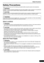 Page 3Safety Precautions
1
Safety Precautions
Please read and take note of the following precautions before using the scanner and accessories.
WARNINGIndicates a warning concerning operations that may lead to death or injury to persons if not performed
correctly. In order to use the scanner safely, always pay attention to these warnings.
CAUTIONIndicates a caution concerning operations that may lead to injury to persons or damage to property if not
performed correctly. In order to use the scanner safely,...