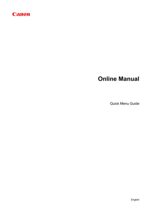 Page 1OnlineManualQuickMenuGuide
English 