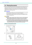 Page 35Chapter 3  Basic Operation
3-5
3-3 Placing Documents
There are two methods for feeding documents, the Page Separation mode and Bypass mode. 
Feeding pages continuously from a stack of documents placed in the feed tray is called the Page 
Separation mode. Feeding documents one sheet at a time or feeding documents consisting of 
multiple pages that are attached, is called the bypass mode. The document feed method can be 
changed by moving the feed selection lever.
IMPORTANT
 Always smooth out any folds or...