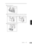 Page 123Appendices117
Chapter 4
2.Remove the roller cover.
3.Move the roller lock lever down and forward (➀), and then slide it to the right 
(➁).
4.Shift the feed roller to the right to remove it. 