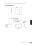 Page 143Appendices137
Chapter 4
External Dimensions
26.3 (668 mm)
(Document Feed Tray Extension is open)
15.6 (398.4 mm)
7.6 (194 mm)
21.3 (541 mm)
(Document Feed Tray is open)
7.4 (188 mm)
12.3 (312 mm)
7.5 
(191.4 mm)
17.3 (440 mm)
(Document Eject Guide is open)
3.7 (95 mm)
(Document 
Eject Tray 2 is 
open)
6.9 (176 mm)3.2 
(82 mm) 