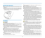 Page 1616
Moving the Scanner
●When moving the scanner, always hold it with both hands to avoid 
dropping it.
●Make sure to disconnect the interface cable and AC adapter before 
moving the scanner. If the scanner is transported with these items 
connected, the plugs and connectors may be damaged.
Handling
WARNING
Note the following precautions whenever using the scanner. Failure to 
do so may result in a fire or electric shock.
●Never use alcohol, benzene, paint thinner, aerosol sprays, or any 
other highly...