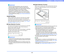 Page 594-6
Chapter 4   Other Functions
IMPORTANT
 Ultrasonic double-feed detection works only when the 
document pages overlap by at least two inches (50 mm).
 If documents stick together due to static electricity, Ultrasonic 
Double-Feed Detection may not function correctly.
 If the presence of adhesive notes or labels on pages is 
detected as a double feed and you do not want to remove 
them for scanning, a non-detection zone can be specified in 
the ISIS/TWAIN driver settings. (See “Double Feed Detection”...