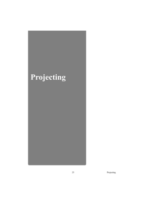 Page 2525 Projecting
Projecting 