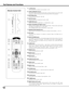 Page 1212
Part Names and Functions
Remote Control Unit
q
w
e
r
t
y
u
i
o
!0
!1
!4
!5
!6
!7
!8
!9
@0!2
!3@1
@1RESET/ON/ALL-OFF switch
When using the remote control, set this switch to “ON.” Set it to “ALL OFF” when
it is not used for energy saving.  Slide this switch to the RESET to initialize the
remote control code.  (p14)
wSIGNAL EMISSION indicator
The indicator lights red while the laser beam is being emitted from the Laser Light
Window or a signal is being sent from the remote control to the projector....