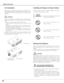 Page 66
Safety Instructions
USE CAUTION IN CARRYING OR 
TRANSPORTING THE PROJECTOR
–Do not drop or bump a projector, otherwise damages or
malfunctions may result.
–When carrying a projector, use a suitable carrying case.
–Do not transport a projector by using a courier or transport
service in an unsuitable transport case.  This may cause
damage to a projector.  To transport a projector through a
courier or transport service, consult your dealer for their
information.
Moving the Projector
CAUTION
Carrying Bag...