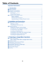 Page 8vii
Table of Contents
Important Information...........................................................................i
1. Introduction......................................................................................1
 Whats in the Box? ........................................................................................................ 1
 Introduction to the Projector ......................................................................................... 2
 Part Names of the Projector...