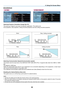 Page 59
50
5. Using On-Screen Menu
[Installation]
Selecting Projector Orientation [Image flip H/ V]
This sets your image for your type of projection application. The options are:
front projection, rear projection, ceiling mounted projection and rear ceiling mounted projection.
Selecting Communication Speed [Communication speed]
This feature sets the baud rate of the SERVICE PORT (Mini DIN 8 Pin). It supports data rates from 4800 to 19200 
bps.
The default is 19200 bps.
Select  the  appropriate  baud  rate  for...