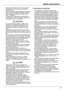 Page 7Safety	Instructions
7
Safety	Instructions
–  Remove the batteries when they have been exhausted or not in use for an extended period of time.–  Be sure to replace both batteries at the same time. Do not mix batteries of different types.–  Insert batteries correctly according to the “+” and “-“ markings.–  If a fluid from a battery leaks and comes in contact with your skin, rinse the affected skin thoroughly as soon as possible.
–  Do not place heavy objects or step on the projector. Be especially careful...