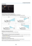 Page 69
60
. Us  ng On-Screen Menu
[Installation]
Select  ng Projector Or  entat  on [Image fl  p H/ V]
This sets your image for your type of projection application. The options are:
front projection, rear projection, ceiling mounted projection and rear ceiling mounted projection.
D sabl  ng the Cab  net Buttons [Key lock]
This option turns on or off the Key Lock function for cabinet buttons.
NOTE:
•
  The Key lock setting will not affect the remote control or PC...