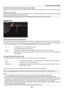 Page 70
6
 . Us  ng On-Screen Menu
Select  ng Commun  cat  on Speed [Commun  cat  on speed]
This  feature  sets  the  baud  rate  of  the  SERVICE  PORT  (D-Sub  9  Pin).  It  supports  data  rates  from  4800  to  19200 
bps.
The default is 19200 bps.
Select  the  appropriate  baud  rate  for  your  equipment  to  be  connected  (depending  on  the  equipment,  a  lower  baud 
rate may be recommended for long cable runs).
NOTE: Your selected communication speed will not...