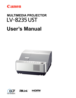 Page 1MULTIMEDIA PROJECTOR
User’s Manual 