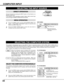 Page 2222
COMPUTER INPUT
SELECTING THE INPUT SOURCE
MENU OPERATION
DIRECT OPERATION
Choose Computer by pressing the INPUT button on Top Control or on
Remote Control Unit.
If the projector cannot reproduce a proper image, select correct input
source through the MENU OPERATION (see below).
Press the MENU button and the ON-SCREEN MENU will
appear.  Press POINT LEFT/RIGHT button to move the red
frame to the INPUT Menu icon.
Press the POINT DOWN button to move the red arrow to
Computer and then press the SET button....