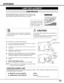 Page 3737
APPENDIX
LAMP REPLACEMENT
LAMP REPLACE
When the life of the Projection Lamp of this projector draws to an end,
the LAMP REPLACE indicator lights yellow.  If this indicator lights
yellow, replace the projection lamp with a new one promptly.
Follow these steps to replace the lamp assembly.
LAMP
ASSEMBLY HANDLE LAMP COVER
ORDER REPLACEMENT LAMP
The Replacement Lamp can be ordered through your dealer.  When ordering a Projection Lamp, give the
following information to the dealer.

Model No. of your...