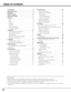 Page 66
Table of Contents
TRADEMARKS
• Apple, Macintosh, and PowerBook are trademarks or registered trademarks of Apple Computer,Inc.
• IBM, VGA, XGA, and PS/2 are trademarks or registered trademarks of International Business Machines, Inc.
• Windows and PowerPoint are registered trademarks of Microsoft Corporation.
• Each name of corporations or products in the owners manual is a trademark or a registered trademark of its respective
corporation.
To the Owner  . . . . . . . . . . . . . . . . . . . . . . . . ....