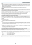 Page 56
7
5. Using On-Screen Menu
NOTE: 
• When you are displaying an RGB image with a higher resolution than the projector's native resolution, the image will be dis
-
played in the projector’s native resolution. In this case [True size] is not available from the menu.
  Only when displaying an RGB image with a lower resolution than the projector's native resolution, will the image be able to be 
displayed in its true resolution [True size].
  When Computer 2 (Digital) is selected, some options of...