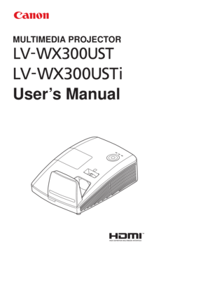 Page 1ENGLISHMULTIMEDIA PROJECTOR
User’s Manual 