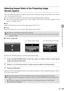 Page 5959
PROJECTING AN IMAGE FROM THE COMPUTER
Selecting Aspect Ratio of the Projecting Image 
(Screen aspect)
You can select among three aspect ratios of the projecting image according to the aspect
ratio of the projected screen.
You can project an image on the whole screen by setting [Screen aspect].
zYou can set [Screen aspect] from menu. Refer to the section [Screen aspect] on the
menu for details. (P101)
„4:3
Select this when you use a screen with aspect ratio of 4:3.
„16:9
Select this when you use a...