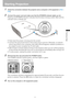 Page 4949
Projecting an Image 
Starting Projection
1Check the connection between the projector and a computer or AV equipment. (P38 – 
P48)
2Connect the power cord and make sure that the [POWER] indicator lights up red.
Flashing red [POWER] indicator indicates that the lamp is being cooled. Wait until the 
indicator turns a steady red.
 Fully insert the power cord plug into the socket.
 Connect the ground terminal on the power plug to ground. Otherwise, an electric 
shock may result or the computer may suffer...