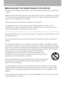 Page 14Safety Instructions
14
■READ AND KEEP THIS OWNERS MANUAL FOR LATER USE.
All the safety and operating instructions should be read before beginning to operate the 
product.
Read all of the instructions given here and retain them for later use. Unplug this projector 
from the AC power supply before cleaning. Do not use liquid or aerosol cleaners on the 
projector. Use a damp cloth for cleaning.
Follow all warnings and instructions marked on the projector.
 
For added protection of the projector during a...