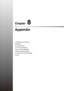 Page 145Chapter 8
Appendix
❏SD Memory Card Access
❏Modifiers
❏Troubleshooting
❏List of Log Messages
❏List of Viewer Messages
❏Restore Default Settings
❏List of Factory Default Settings
❏Index 