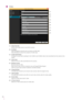 Page 3232
Video
(1) [Video Size Set]
Set the set of video sizes to use with the camera.
(2) [H.264(2)] Select [Disable] to transmit only one stream of H.264 video.
Select [Enable] to transmit two streams of H.264 video.
(3) [H.264(1)]/[H.264(2)] Configure on each tab the settings for the H.264(1) and H.26 4(2) video to be transmitted from the camera to the 
Viewer.
(4) [Video Size] Select the size for video  transmitted from the camera.
(5) [Bit Rate Control] Set the bit rate for video.
When [Use bit rate...