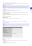 Page 65Setting Page
4
65
For [Manual], enter a fixed IPv4  address into [IPv4 Address].
For [Auto (DHCP)], the settings acquired from the DHCP server will be automatical ly entered in [IPv4 Address], [Subnet 
Mask] and [IPv4 Default Gateway Address].
[IPv4 Address]
When [IPv4 Address Setting Method] is set  to [Manual], enter a fixed IPv4 address.
The IP address cannot start wi th 127., such as 127.0.0.1.
[ Subnet Mask]
When [IPv4 Address Setting Method] is set to [Manual], ent er the designated subnet mask...