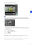 Page 231Admin Tools
6
231
Use a rectangle to specify the detection area (P. 219).
Note
The detection area is set to display within a rectangular area by default. It cannot be set to the edge of the video display area.
Set the size ratio of moving objects for the entire screen.
When the setting values or slider is changed, or the detection area is changed, an in dicator frame representing 
the object size is displayed for one s econd in the center of the video display area allowing you to check the size 
ratio...